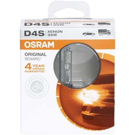 OSRAM XENARC ORIGINAL D4S HID Xenon-Brenner, OEM, 66440-1SCB, Softcover Box (1 Lampe)