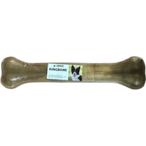 Ossa King Bone Sfuso in pelle di bovino 10 pezzi da 350 g e 30 cm ciascuno