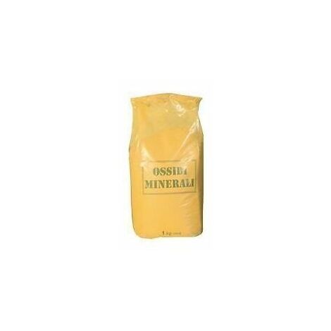 Ossido minerale colore giallo colorante pittura malta calce 1 kg