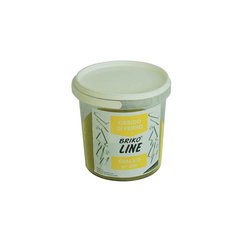 Image of Idroweb - Ossido sintetico briko line giallo fiore gr 500 (6 pezzi)