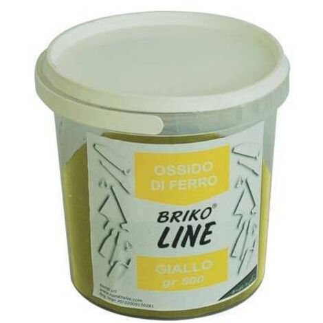 OSSIDO SINTETICO BRIKO LINE - GIALLO FIORE GR 500 - 6 pezzi