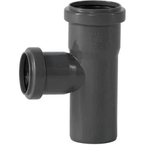 Ostendorf 172410 HTSafe Rohr Abzweig Abzweigung DN50/40/87 Grad Abflussrohr grau
