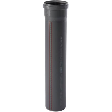 Ostendorf 175050 HTSafe Rohr Abflussrohr DN 110 x 1500 mm grau Kunststoffrohr