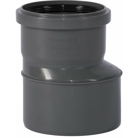 Ostendorf 175700 HTSafe Reduzierung DN110//90 lang Reduzierstück Reduktion grau
