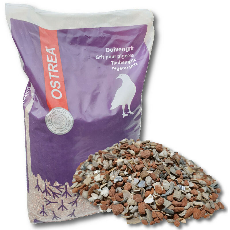 ® grit pour pigeons 20 kg grit, aliment pour pigeons minéral pour pigeons mélange de grit - Ostrea