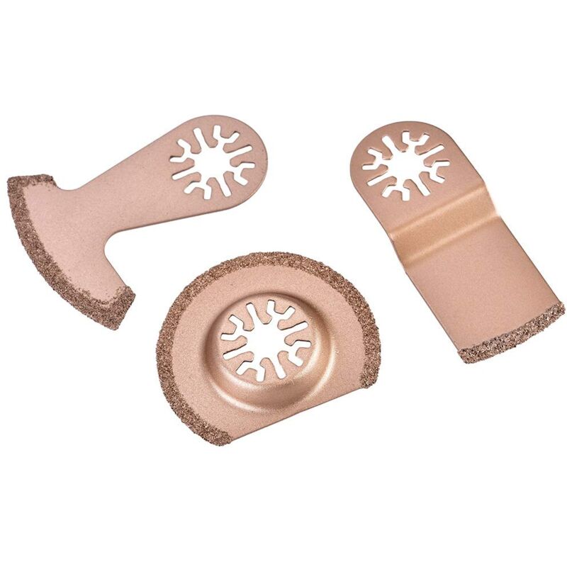Image of ZVD - Oszillierendes Sägeblatt-Set – 3-teilig für allgemeine Schnitte und Mehrzweckfliesen