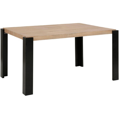 Otago-Table à manger 120 cm Chêne Noir