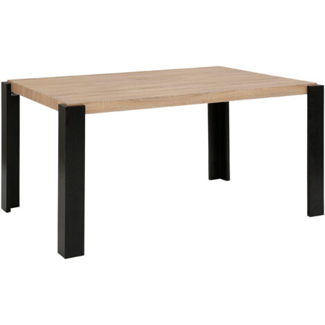 Otago-Table à manger 160x90 cm en ChêneNoir