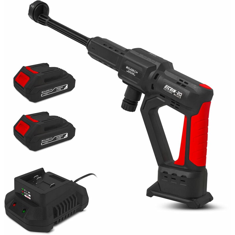 Boudech - Oterin 20 - Nettoyeur haute pression portable sans fil Alfa Line, 28bar, débit 3,75 lt/min, 2 batteries 2a + charger