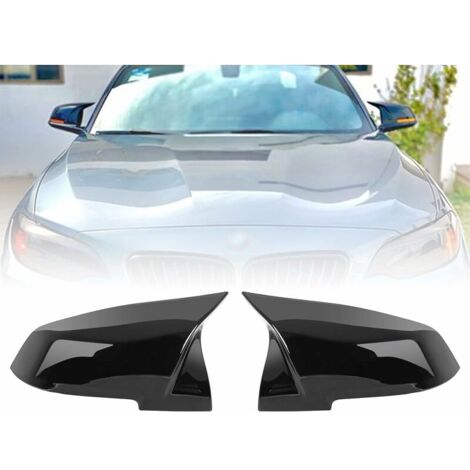 Other Car Replacement Parts,Pair of Rearview Mirror Caps,Rearview Mirror Cover Replacement for F20 F21 F22 F23 F87 M2 F23 F30 F31 F32 F33 F36 X1 E84 M4 (Glossy Black)