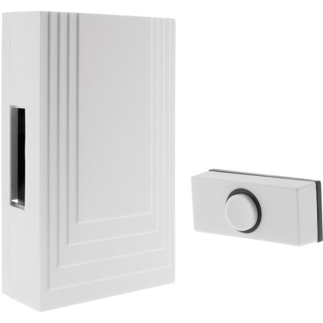 Otio – Carillon filaire électromécanique 220-240V avec transformateur intégré – Bouton poussoir filaire 1-24V – Installation facile