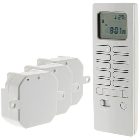 Otio – Pack chauffage connecté avec télécommande programmable – Modules de régulation thermique – Compatible Google Home et Amazon Alexa