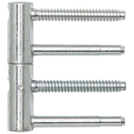 Otlav Türband 3-DIM, Türscharnier, 2-teilig, für gefälzte Holztüren an Holzstöcken, universal, 3D verstellbar, Band 16 mm, Stahl verzinkt