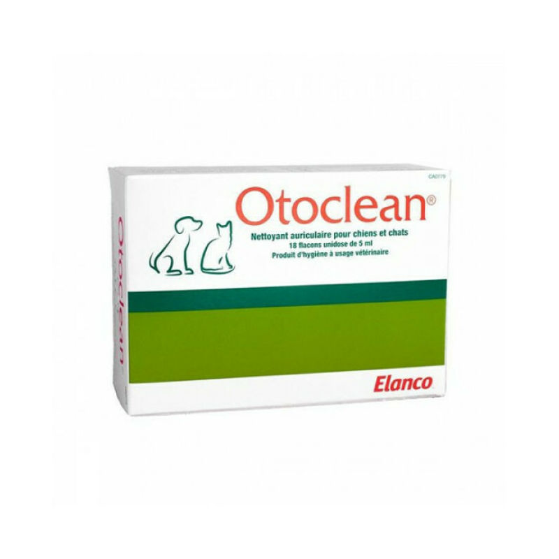 Nettoyant auriculaire Otoclean en pipettes pour chien et chat