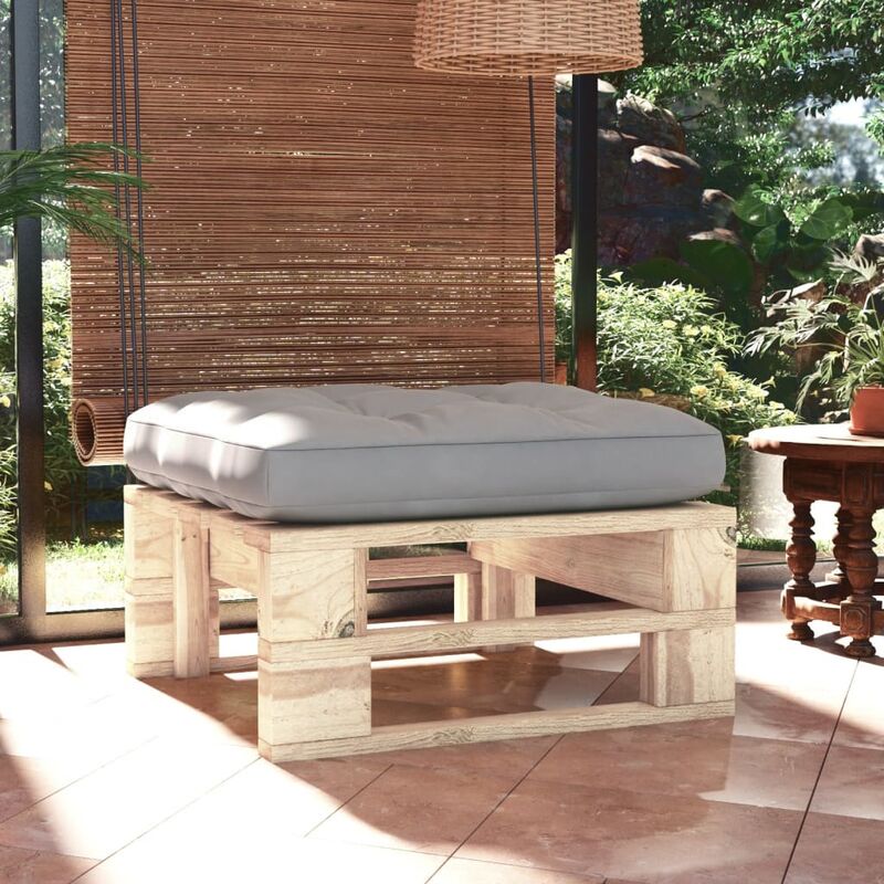 

Otomana de palets de jardín madera de pino impregnada
