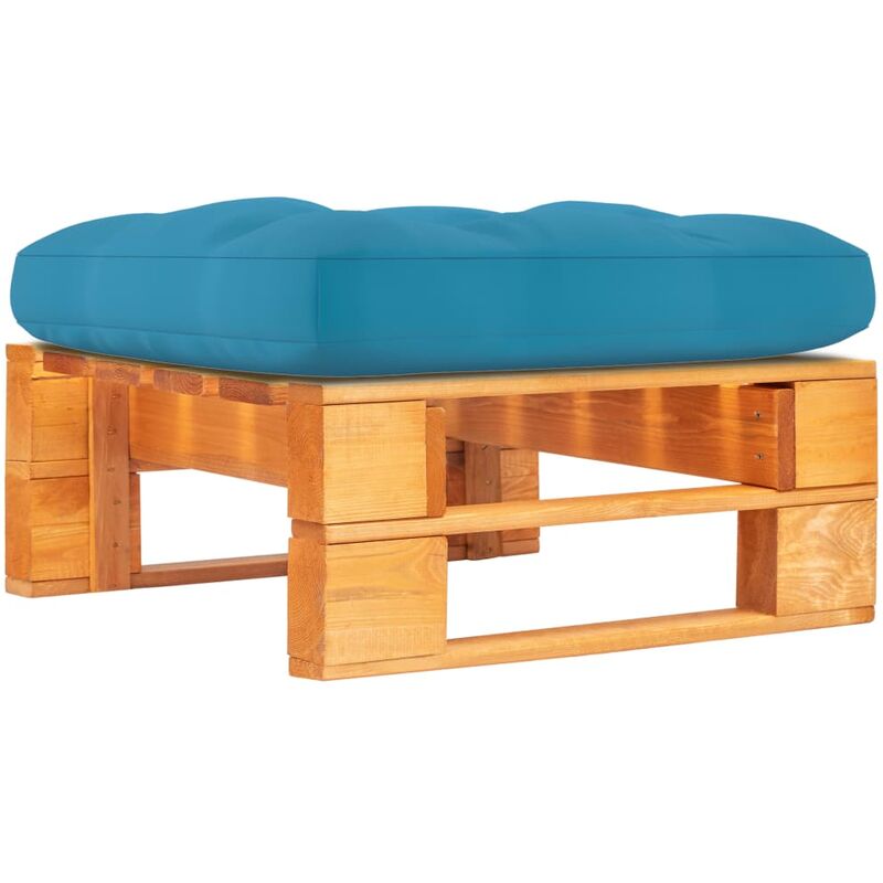

Otomana de palets de jardín marrón miel madera pino impregnada