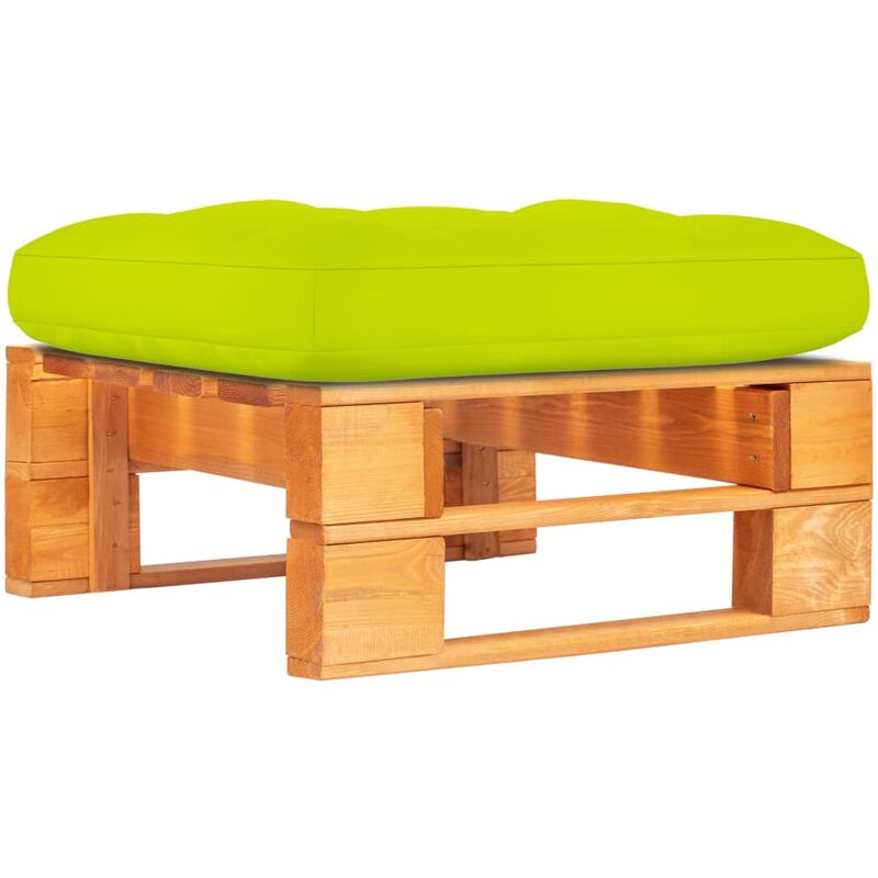 

Otomana de palets de jardín marrón miel madera pino impregnada