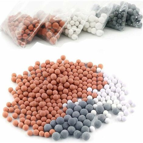Otros elementos decorativos de jardín Anti cal para ducha, bolas de iones negativos para cabezal de ducha (scalcificador de agua, filtro de spa)