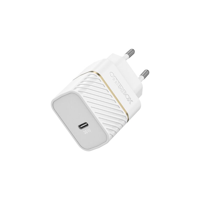Otterbox - Chargeur secteur Chargeur Murale Blanc 2 usb-c rapide 30W & 20W