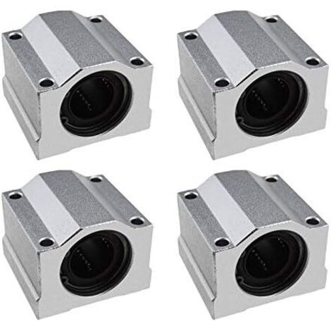 Ottimizza le prestazioni della tua stampante 3D con i 4 cuscinetti a sfere a movimento lineare SCS20UU, boccole di scorrimento per carrello, foro da 20 mm, 50 mm.