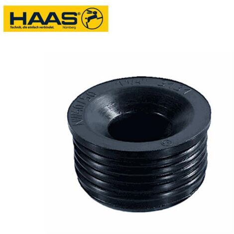 Otto Haas Gummi-Nippel für Spitzende Siphon an Spitzende HT-Rohr, DN50/DN32