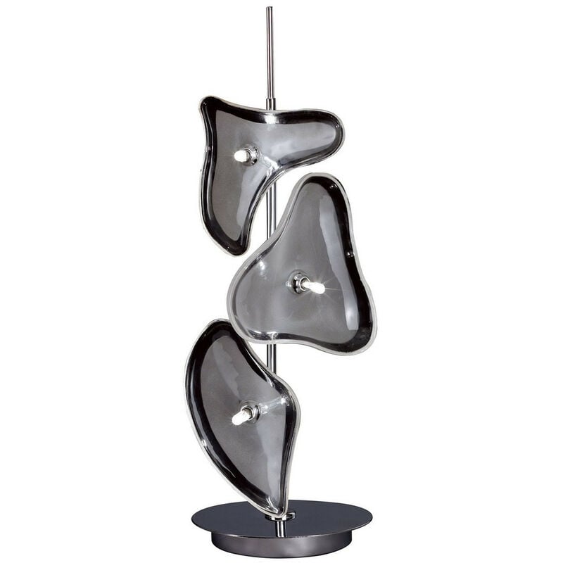 Inspired Mantra Otto Table Lamp 3 Light G4, Polished Chrome/Frosted Glass, not led/cfl Compatible