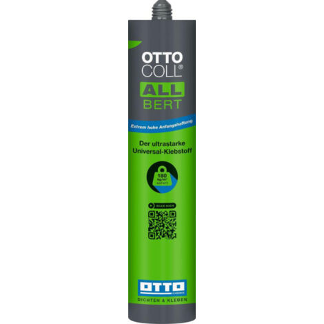 OTTOCOLL ALLBERT Ultrastarker Universal-Klebstoff 290ml C02 grau - Zertifiziert für den Trockenbau -