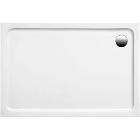 Ottofond Duschwanne Rubi 100 x 80 x 3 cm, weiß Rechteck