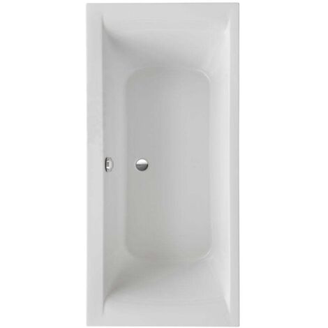 Ottofond Körperformbadewanne Tampico 180 x 80 cm, weiß Rechteck