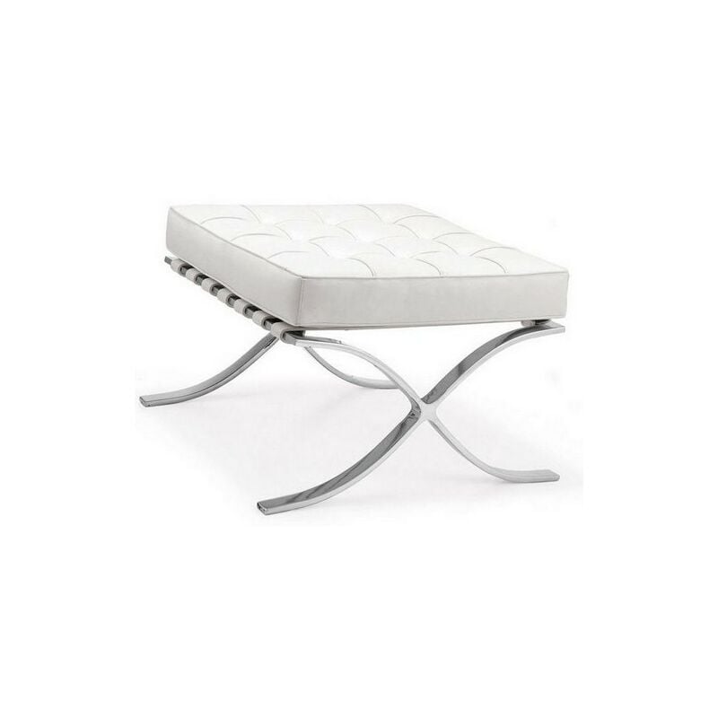 

Ottoman BARNA, piel top blanca