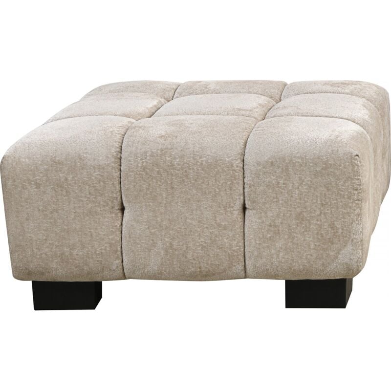 Ottoman "Foch" - 84 x 84 x 43 cm - Beige