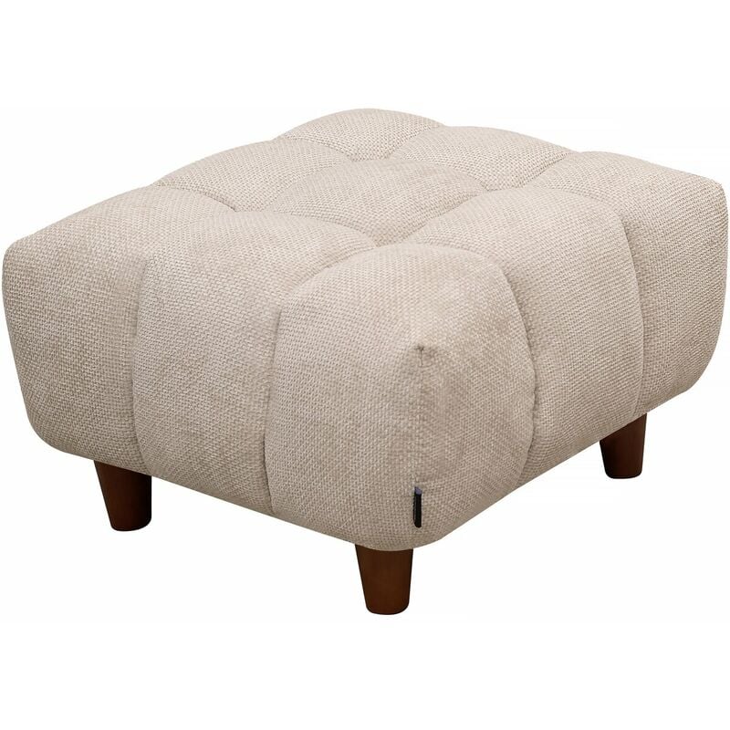 Ottoman pour canapé droit 'Matignon' - 70 x 70 x 46 cm - Beige