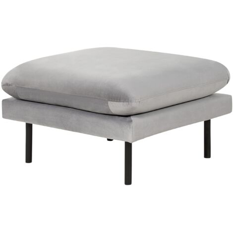 Ottoman VINTERBRO Velvet Grey