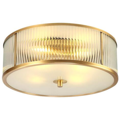 Ottone Ionic - lampada da soffitto in cristallo 60 cm