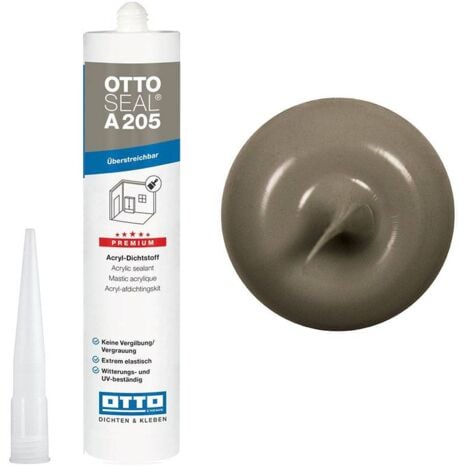 OTTO CHEMIE A205 Premium Acryl Dichtstoff 310 ml weiss (C01)