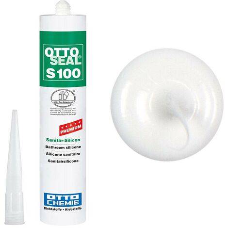 OTTOSEAL S100 Sanitär Silicon 310 ml Weiss