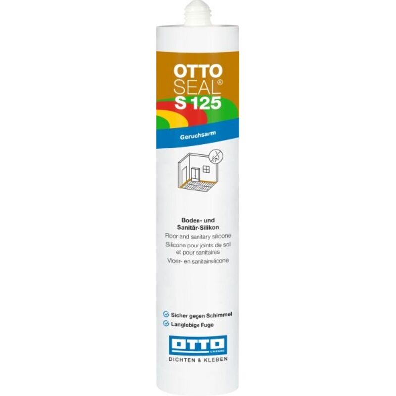 Otto Chemie Ottoseal S 125 Boden- Und Sanitär-silikon 310 Ml Kartusche C6919 Matt-weiss - 1255401