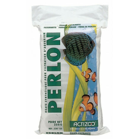 Ouate synthétique filtrante pour aquarium Perlon - 250 g