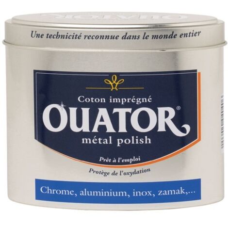 DELTA PRODUCT MAISON & CIE Polisseur de métaux OUATOR - Chrome - 75g
