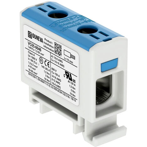 Ouneva Group VC05-0046 Verteilerblock  Schrauben  Blau 1 St.
