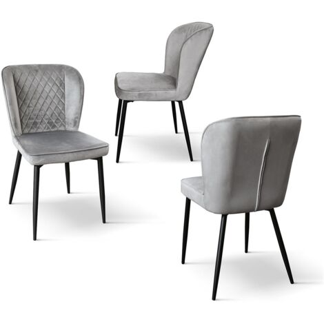OURANOS - sedia moderna in velluto