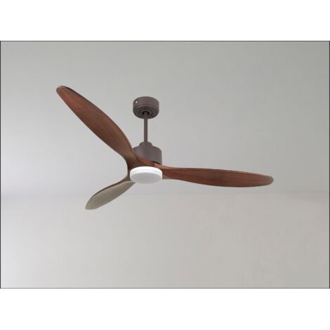 Ouray  de Klassfan - Ventilateur de plafond et destratificateur moteur DC Laiton pales bois clair 25 à 40 m² OurayDC5P7Sw132