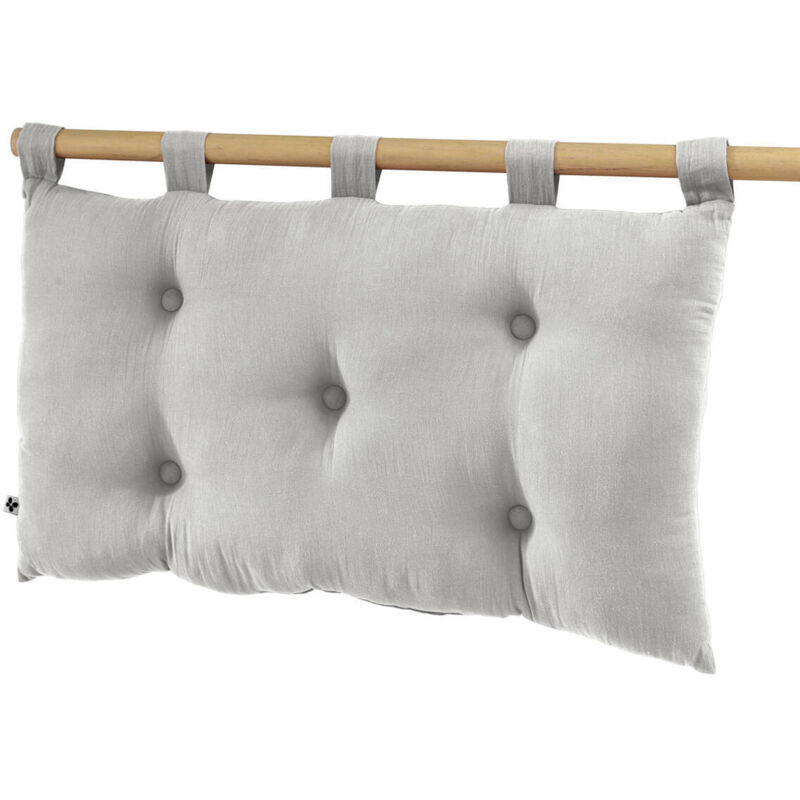 Ourea - Coussin de Tête de Lit avec Passants 50x80cm Gaze de Coton Nuage