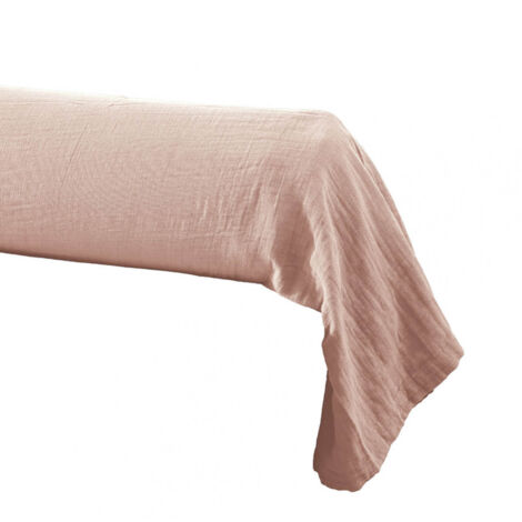 OUREA - Taie de Traversin 43x185cm Gaze de Coton Guimauve