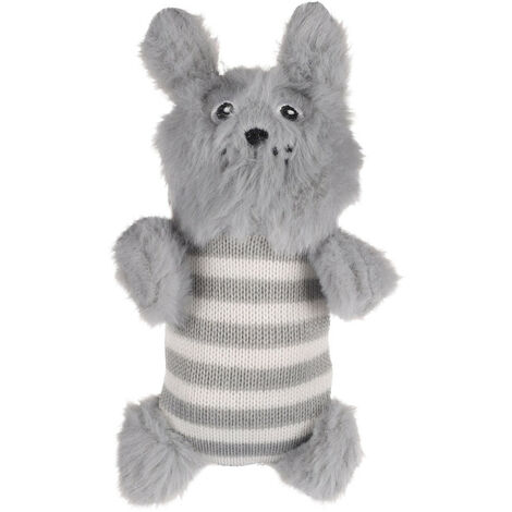 Ours Gris avec Catnip 16 x 11 x 3 cm Jouet pour chat - Flamingo