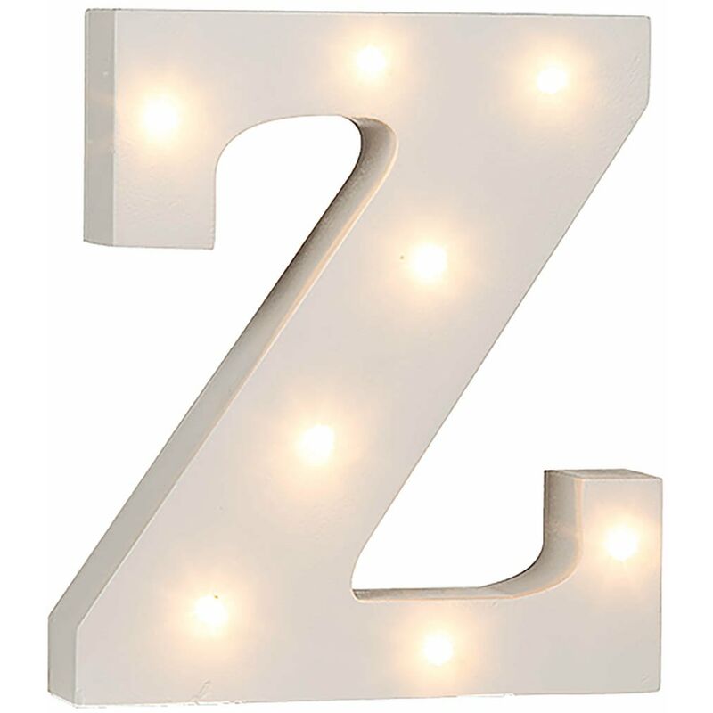 Out of the Blue, lettera Z, illuminata di blu, con...