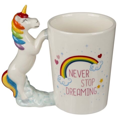Out of the blue Tazza Unicorno/Materiale: Gres/Dimensioni: 13 x 12 cm