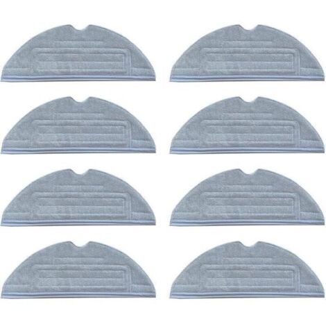 Outad® Serpillères pour Roborock S8/S7 S7 + T7 T7 Plus (8 pièces),lingettes pour Roborock S8, chiffon lavables de nettoyage 8pcs