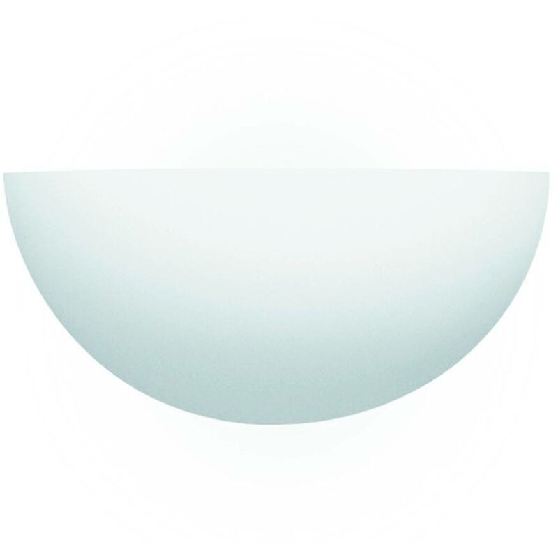 Searchlight - 1 Light Indoor Wall Light Paintable Plaster, E27