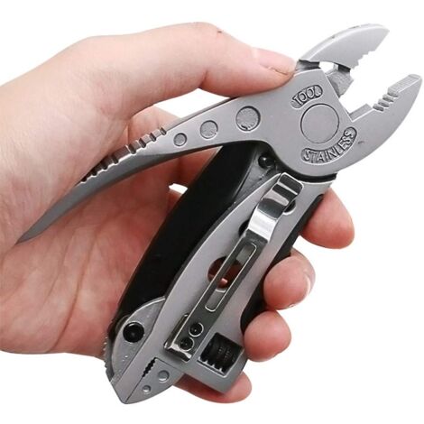 Outdoor Adjustable Wrench Pliers Bag Tool